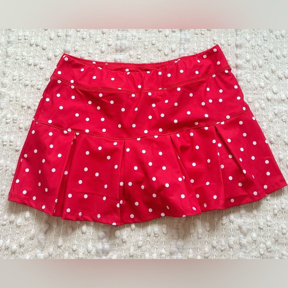 Red Polka Dot Skort